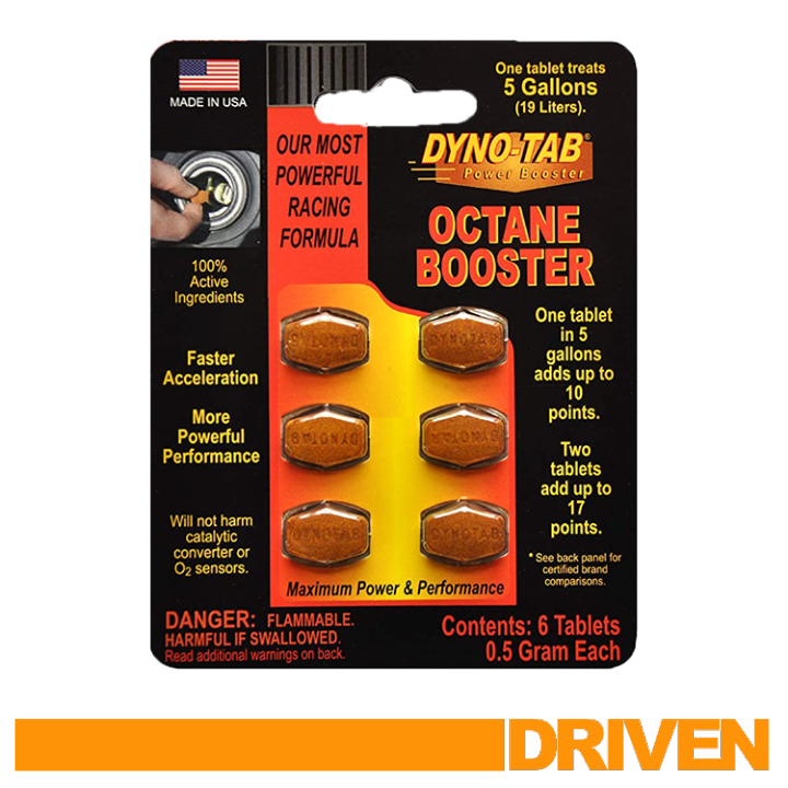 DYNOTAB Octane Booster 6 Tab Card dynotab Lazada Singapore