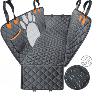 Dog Car Backseat Cover Hammock Seat Cover Waterproof Nonslip Rubber Backing Protector Washable Durable