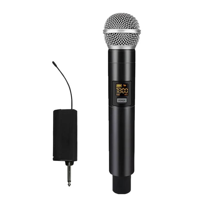 Wireless microphone dual hand UHF fixed frequency dynamic karaoke