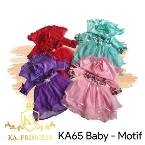 Baju Muslim Bayi 6-12 Bulan: Setelan Gamis Muslim Baby Perempuan Gaun Syari Dress