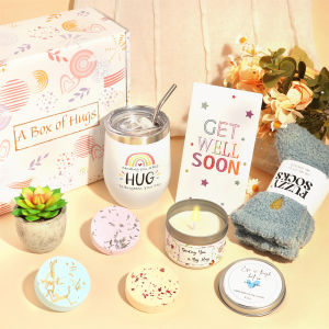 Spa Gift Basket Candle Bath Bomb Relax Woman Man Wife Her Mother Father Teacher Birthday Anniversary Valentine 9217