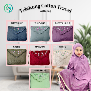 TELEKUNG COTTON TRAVEL DENGAN BEG (SET B)