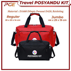 Posyandu Kit Jumbo Travel Medical Kit Bag Tas Perlengkapan Medis Emergency Kit P3K SAR First Aid Tas