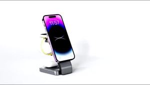 25W Wireless Charger Stand 3 in 1 Charging Station for