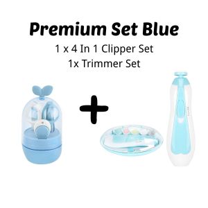 CuddleB 4pcs Set Baby Nail Clipper Nail Cutter Nail Scissors Grooming Set