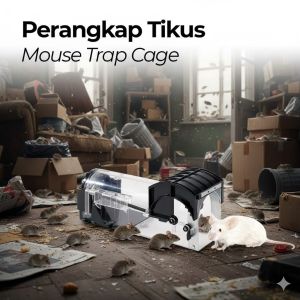 TaffHOME Jebakan Perangkap Tikus Mouse Trap Cage - HU2050