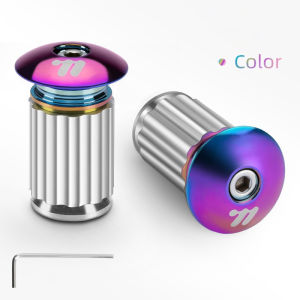 ZEEMIN Bicycle Handlebar End Plug Aluminum Alloy Plug for 18-20mm MTB Mountain Bike Road Cycling Handle Bar Grips Cap Cover Accessories
