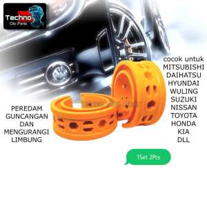 Spring Buffer Stabilizer Peredam Guncangan Orange Honda All New Brio 2019 Belakang