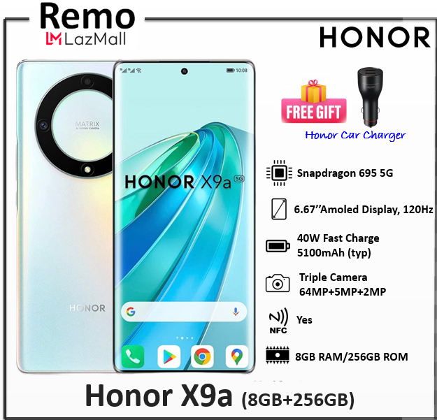 HONOR X9a 5G 13(8+5)GB+256GB | Ultra-tough OLED Curved Display | 64MP Triple Camera *1 Year Warranty By SG Honor*