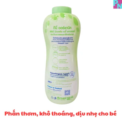 Phấn thơm phấn rôm Dnee Thái Lan 350g an toàn cho bé