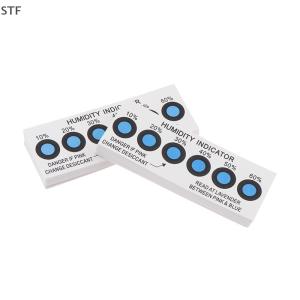 STF การ์ดแสดงความชื้นสำหรับการทดสอบความชื้นใน Containers10ที่ปิด %-60% การ์ดทดสอบความชื้นหกจุดสีน้ำเงิน