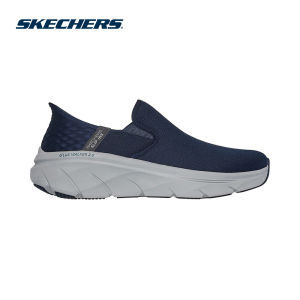 Skechers สเก็ตเชอร์ส รองเท้าลำลองผู้ชาย Men Slip-ins Sport DLux Walker 2.0 Shoes - 232463-NVY Air-Cooled Memory Foam