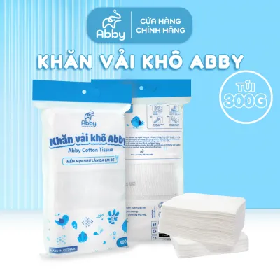 (Tặng Gói 600g) Combo Gói 900g Và 300g Khăn Vải Khô Đa Năng Abby Dành Cho Mẹ Và Bé