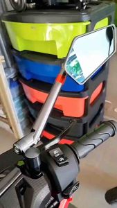 UNIVERSAL FULL CNC SIDE MIRROR Y16ZR Y15ZR RS150 LC135 RSX150 ADV150 ADV160 VARIO160 VARIO150 V8 EZ115 CERMIN SISI ALLOY