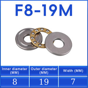 songduanshi 3Pcs set Plane Planar Miniature Axial Ball Bearings F7-13M F7-15M F7-17M F8-14M F8-16M F8-19M F8-22M Thrust Ball Bearing