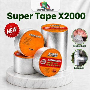 X2000 Aluminum Foil Tape – Strong Adhesive Waterproof Sealing & Repair Tape for Home and Kitchen