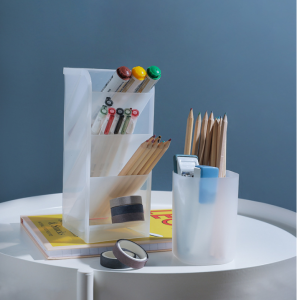 GoldenJ Home Four-Layer Table Desk Organizer Box