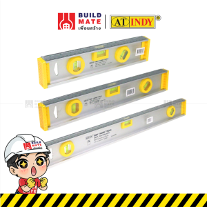 ระดับน้ํา ระดับน้ําอลูมิเนียม I-Beam มีแม่เหล็ก รุ่น Multi Fuction AT INDY มี 3 ขนาด (12 16 24 นิ้ว) ปรับองศาได้