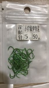 Lưỡi câu cá vảy rồng xanh chất liệu thép cao cấp đẹp sắc bén có đủ các số