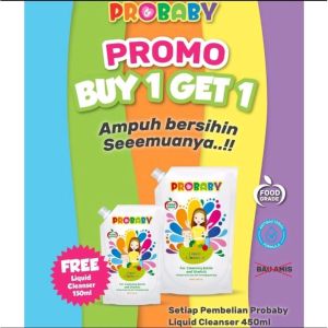 [ BISA COD ] Probaby Liquid Cleanser 450ml FREE Liquid Cleanser 150ml / sabun cair/ detergent / deterjen