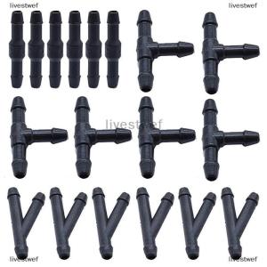 [COD] livestwef 18pcs Car Wiper T Y I Type Windshield Washer Pipe Water Hose Tube Joint Car Accessories