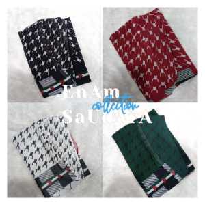 Melyaz Gallery Khimar  Printing PALESTINE Ceruty Premium Jilbab Syari  Kerudung Motif Terbaru