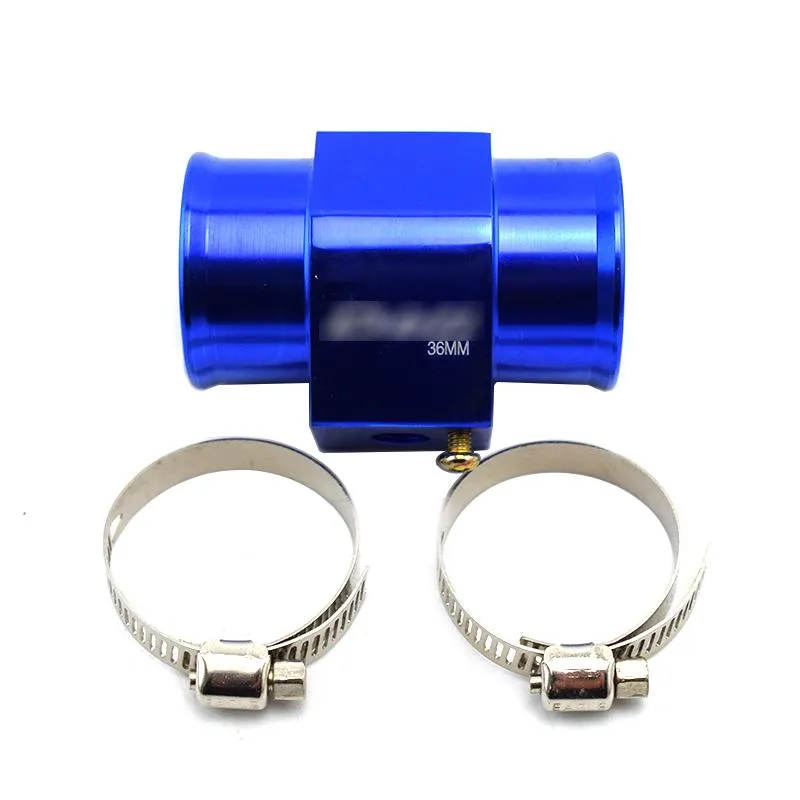 40mm Blue Aluminum Water Temp Sensor Adapter – Fits Radiator Hose For Gauge