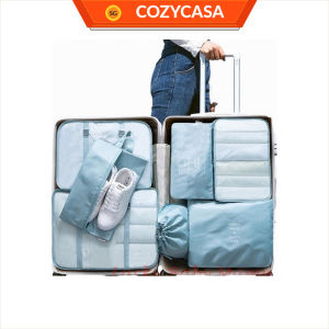 【COZYCASA】7-Piece Travel Packing Cubes Set | Luggage Organizer Pouches