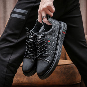 Giày Agan Nam Học Sinh Mẫu Mới Mùa Xuân Cho Nam Giày Thường Ngày Họa Tiết Cá Sấu Thoáng Khí Trào Lưu Giày Thể Thao Một Chiếc