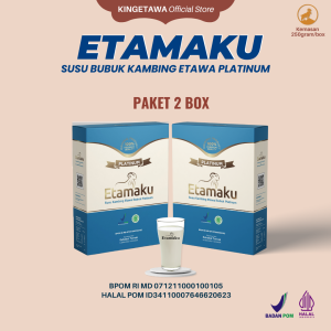 Etamaku Platinum 250gr - Susu Kambing Etawa Murni Untuk Kebutuhan Nutrisi Harian - Paket 2 Box