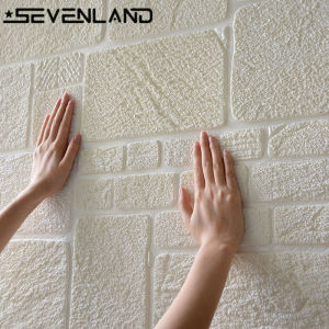 6pcs/set 70x70cm PE Foam 3D Wall Stickers Home Decor Wallpaper DIY Wall Decor Brick Living Room Kids Bedroom Decorative Wall Sticker