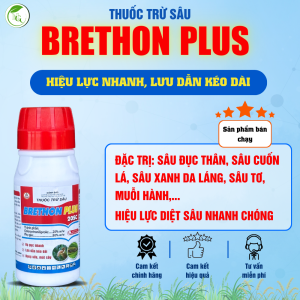 THUỐC TRỪ SÂU BRETHON PLUS 20SC - HẠ GỤC NHANHLƯU DẪN KÉO DÀI DẠNG SỮA MÁT CÂY
