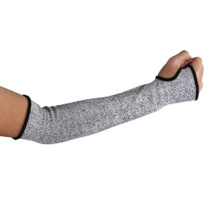 LINSBAYWU Cut Resistant 5 HPPE Cut-resistant Arm Sleeve Thumb Hole Bite Proof Arm Sleeve Cover Reusable Anti Abrasion Safety Protecter Arm Sleeve For Men Women