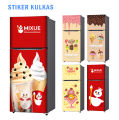 Stiker Kulkas 1 Pintu dan Sticker Kulkas 2 Pintu Ice Cream. 