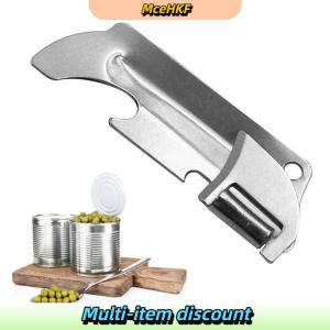MceHKF Foldable 2 In 1 Polished Stainless Steel Finish with The Utili-key Multi-function Can Opener Mini Openers kitchen accessories