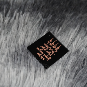 Ponprom แผ่นยันต์ รวย รวย ล้าน ล้าน ทองเหลืง 100% เคลือบแบล็คโครเมี่ยม ขนาด 3*3 cm