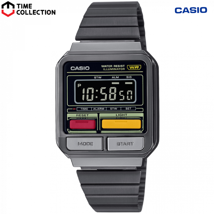 Casio Digital A120WEGG-1B For Men W/ Year Warranty Stainless