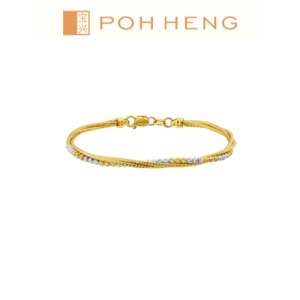 Poh Heng Jewellery 22K Gold Bangle [Price By Weight]