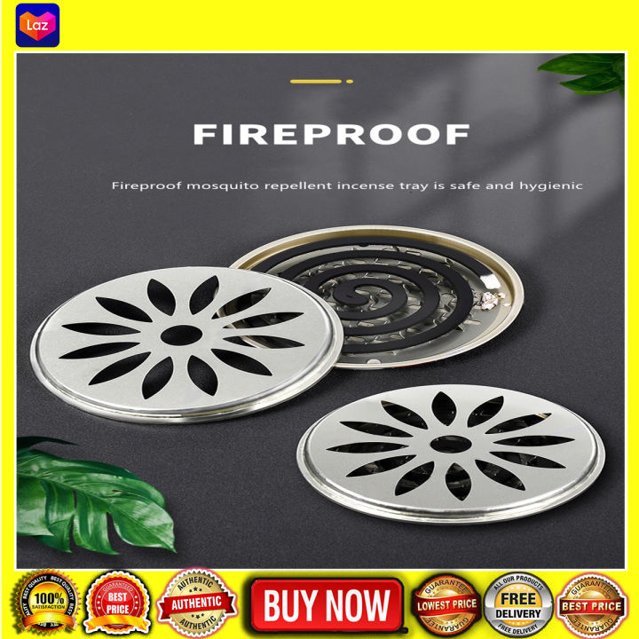 Katol Insect Repeller Original Fireproof With Lid Mosquito Coil Holder Mosquito Coils Plate ...