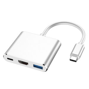 Cáp chuyển Type C ra USB 3.0 HDMI 4K và Type C nhỏ gọn tiện lợi dùng cho máy tính laptop máy tính bảng