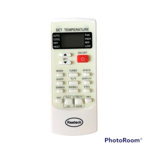 Điều khiển điều hoà Reetech mặt trắng-YKR-H/102E - Remote Điều khiển điều hoà Reetech mặt trắng-YKR-H/102E - Đầu bấm Điều khiển điều hoà Reetech mặt trắng-YKR-H/102E