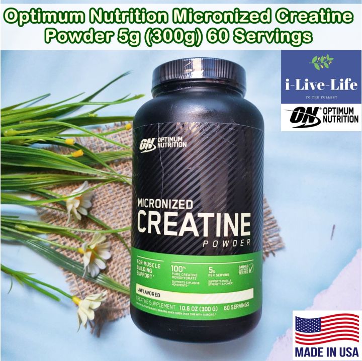 Optimum Nutrition - Micronized Creatine Powder Unflavored 5 g ...