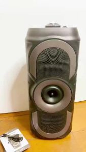 JMAX ลำโพงขนาดพกพา พร้อมไฟ LED ฟังก์ชั่นครบ สามารถเชื่อม2ได้ ดีไซน์สวย เสียงดี