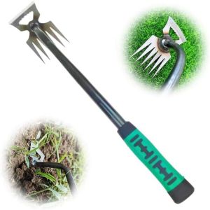 MIRELAE Weed Digger Weed Puller Tool Manual Weeder Stainless Steel Grass Remover Garden Supplies Handheld Hand Weeder Lawn