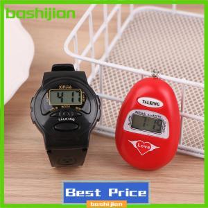 bashijian Đồng hồ báo thức kỹ thuật số cho người mù người lớn tuổi hoặc trẻ em báo cáo thời gian chuông