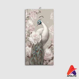 HIASAN DINDING PINK PEACOCK FLOWER (15X30) AESTHETIC KAMAR DEKORASI RUMAH WALL DECOR AESTHETIC DECOR KAMAR BURUNG MERAK BUNGA