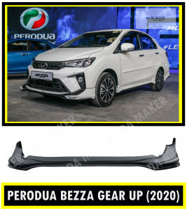 【Ready Stock】PERODUA BEZZA 2020 GEAR UP FRONT SKIRT MATERIAL PU 2020 2021 2022 2023 NO DAYLIGHT