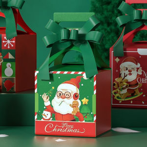 TD41_ SET 10 Hộp đựng quà các dịp tết noel (SIZE 10x10x20cm)