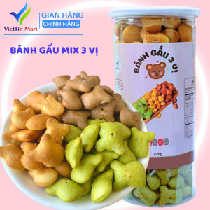 420GR_ Bánh gấu 3 vị -Viettin Mart