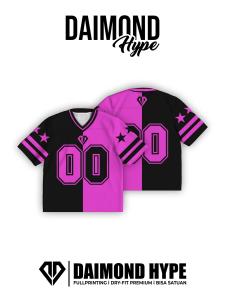 Jersey Baseball/ Boxy/ Oversize Rugby Retro Streetwear Daimond Hype - Baju Sport